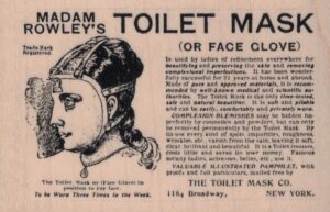 Madam Rowley's Toilet Mask 3 1/2 x 2 1/4-0