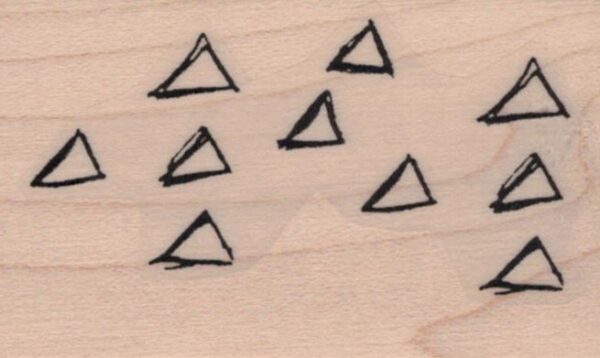 Doodle Triangles 1 1/2 x 2 1/4-0