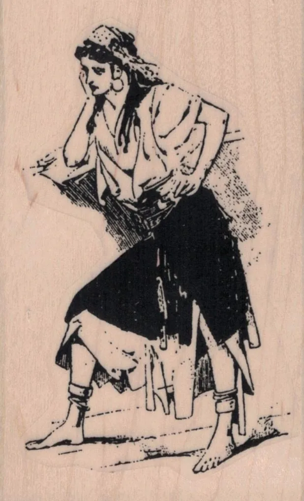 Gypsy Fortune Teller 2 1/4 x 3 1/2-0
