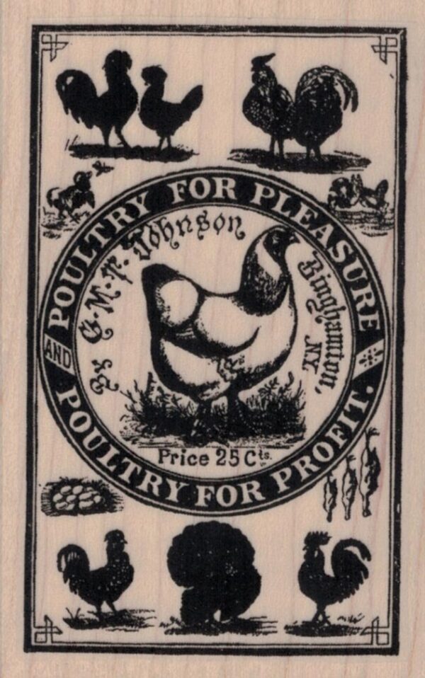Vintage Poultry Advertisement 2 1/4 x 3 1/2-0