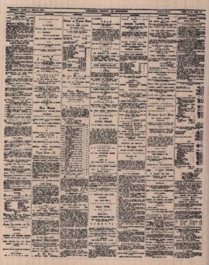 Sheet of Newsprint 4 1/4 x 5 1/4-0